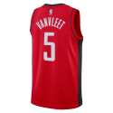 Fred VanVleet #5 Maillot icône rouge des Houston Rockets