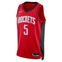 Fred VanVleet #5 Maillot icône rouge des Houston Rockets