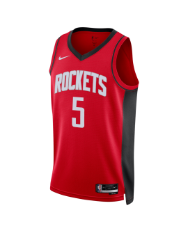 Fred VanVleet #5 Maillot icône rouge des Houston Rockets
