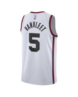 Fred VanVleet #5 Maillot Houston Rockets White City Edition