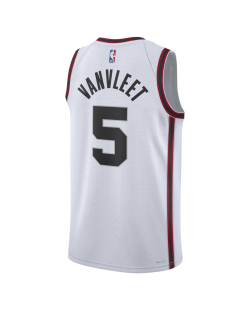 Fred VanVleet #5 Maillot Houston Rockets White City Edition