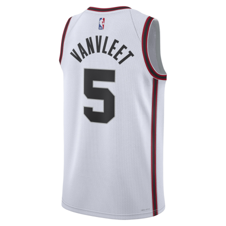 Fred VanVleet #5 Maillot Houston Rockets White City Edition