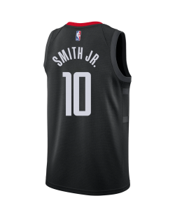 Jabari Smith Jr. #10 Maillot de déclaration noir des Houston Rockets