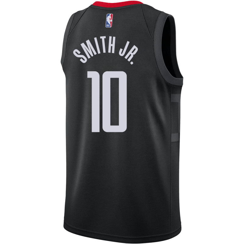 Jabari Smith Jr. #10 Maillot de déclaration noir des Houston Rockets