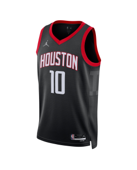 Jabari Smith Jr. #10 Maillot de déclaration noir des Houston Rockets