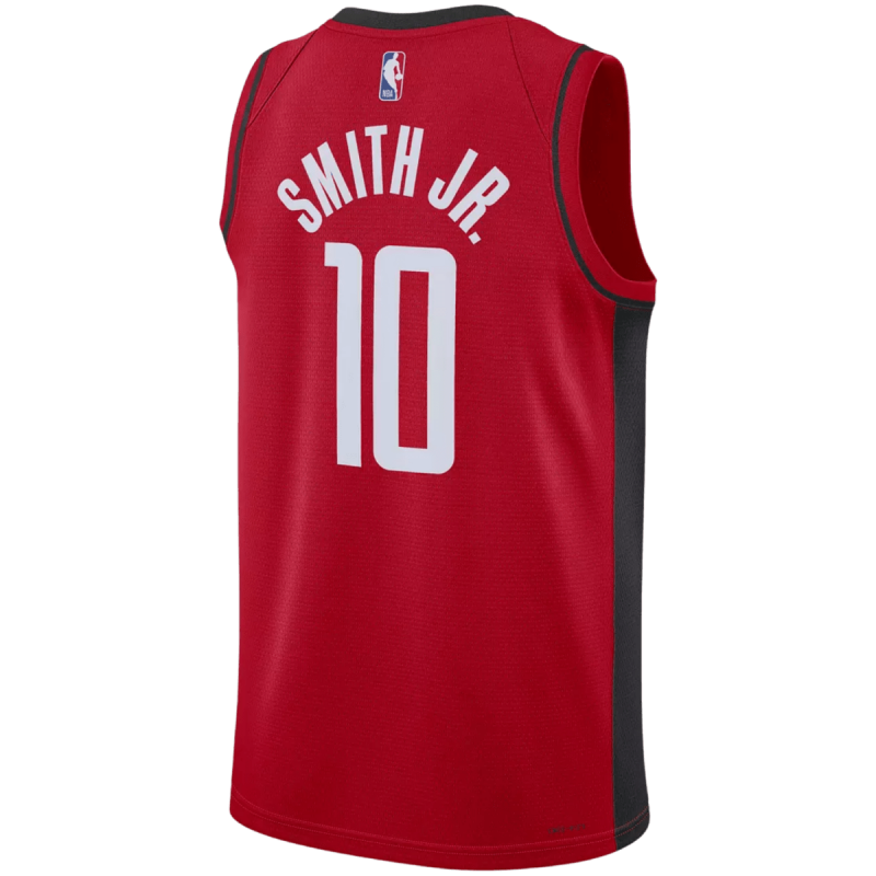 Jabari Smith Jr. #10 Maillot icône rouge des Houston Rockets