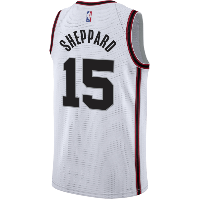 Reed Sheppard #15 Maillot de basket-ball Houston Rockets White City Edition