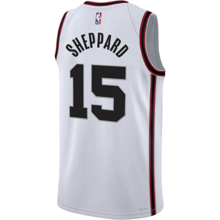 Reed Sheppard #15 Maillot de basket-ball Houston Rockets White City Edition