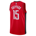 Reed Sheppard #15 Maillot icône rouge des Houston Rockets