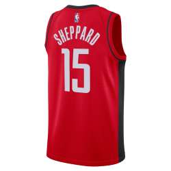 Reed Sheppard #15 Maillot icône rouge des Houston Rockets