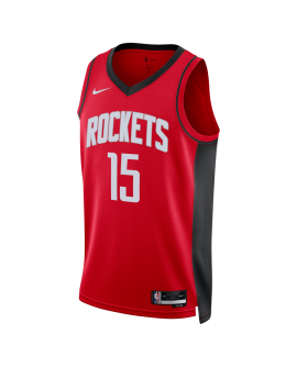 Reed Sheppard #15 Maillot icône rouge des Houston Rockets