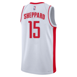 Reed Sheppard #15 Maillot blanc de l'association des Houston Rockets