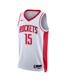 Reed Sheppard #15 Maillot blanc de l'association des Houston Rockets
