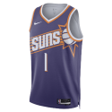 Devin Booker #1 Maillot icône violet des Phoenix Suns