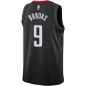 Dillon Brooks #9 Maillot de déclaration noir des Houston Rockets