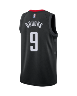 Dillon Brooks #9 Maillot de déclaration noir des Houston Rockets