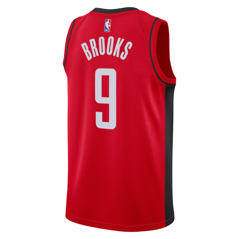 Dillon Brooks #9 Maillot icône rouge des Houston Rockets