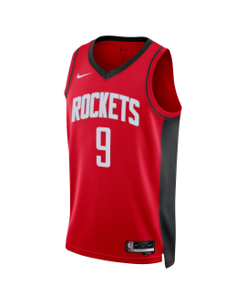 Dillon Brooks #9 Maillot icône rouge des Houston Rockets
