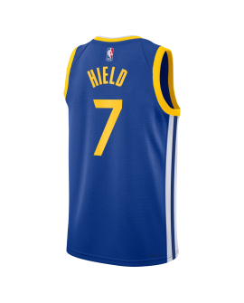 Buddy Hield #7 Maillot icône bleu royal des Golden State Warriors