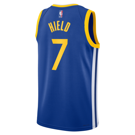 Buddy Hield #7 Maillot icône bleu royal des Golden State Warriors