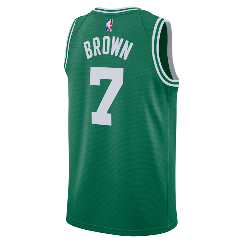 Jaylen Brown #7 Maillot vert icône des Boston Celtics