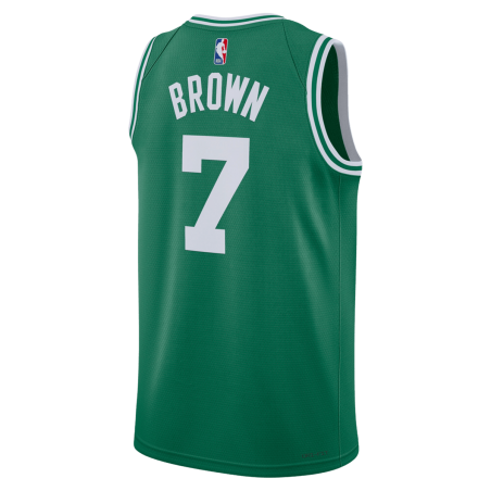 Jaylen Brown #7 Maillot vert icône des Boston Celtics
