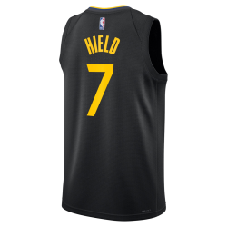 Buddy Hield #7 Maillot de déclaration noir des Golden State Warriors