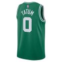 Jayson Tatum #0 Maillot icône verte des Boston Celtics