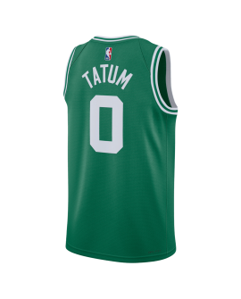 Jayson Tatum #0 Maillot icône verte des Boston Celtics