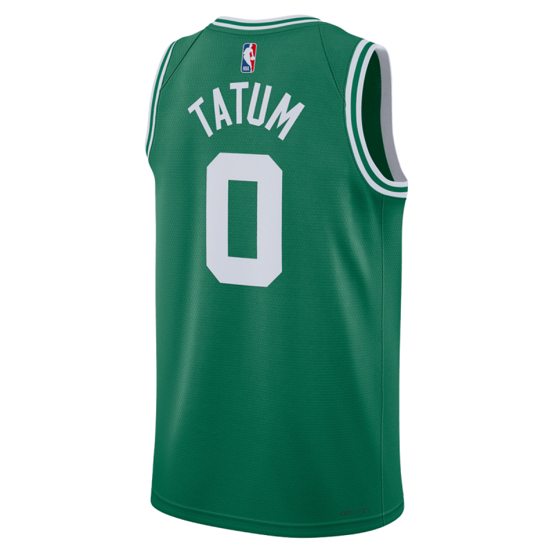 Jayson Tatum #0 Maillot icône verte des Boston Celtics