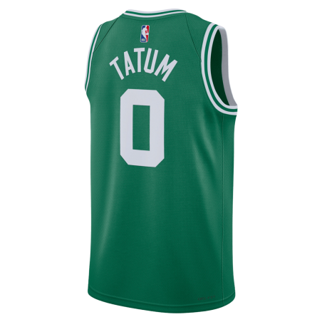 Jayson Tatum #0 Maillot icône verte des Boston Celtics