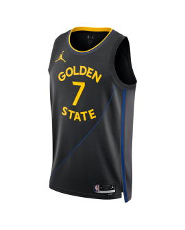 Buddy Hield #7 Maillot de déclaration noir des Golden State Warriors