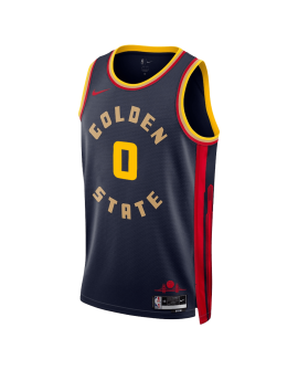 Maillot Gary Payton II #0 Golden State Warriors Navy City Edition