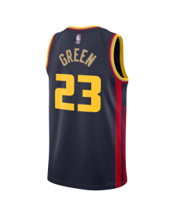 Draymond Green #23 Maillot Golden State Warriors Navy City Edition