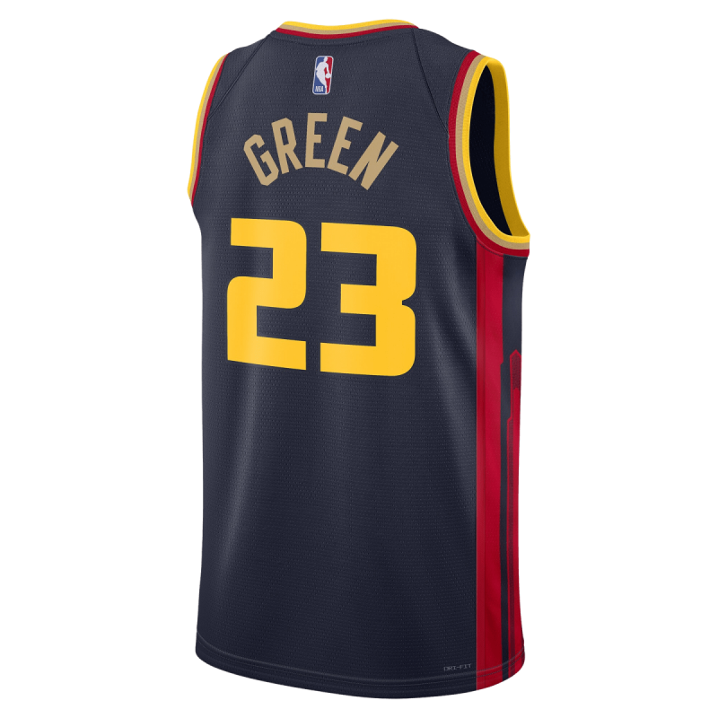 Draymond Green #23 Maillot Golden State Warriors Navy City Edition
