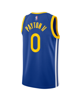 Gary Payton II # 0 Maillot icône bleu royal des Golden State Warriors