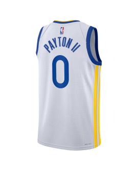 Gary Payton II #0 Maillot de l'association blanche des Golden State Warriors