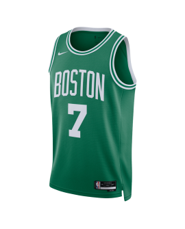 Jaylen Brown #7 Maillot vert icône des Boston Celtics