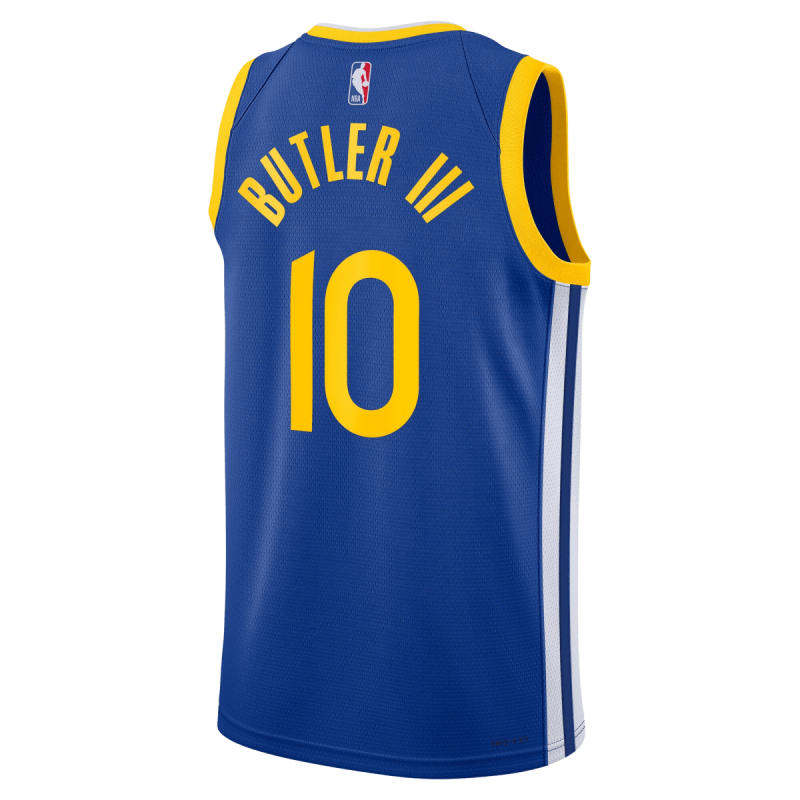 Jimmy Butler III #10 Maillot icône bleu royal des Golden State Warriors