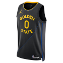 Gary Payton II # 0 Maillot de déclaration noir des Golden State Warriors