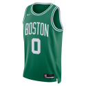 Jayson Tatum #0 Maillot icône verte des Boston Celtics