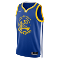 Stephen Curry #30 Maillot icône bleu royal des Golden State Warriors