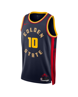 Jimmy Butler III #10 Maillot Golden State Warriors Navy City Edition
