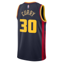 Stephen Curry #30 Maillot Golden State Warriors Navy City Edition