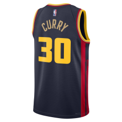 Stephen Curry #30 Maillot Golden State Warriors Navy City Edition