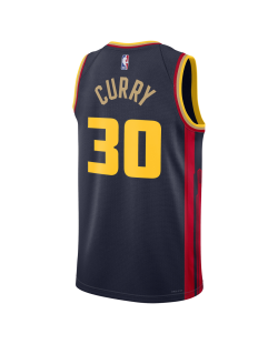Stephen Curry #30 Maillot Golden State Warriors Navy City Edition