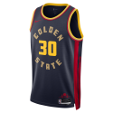 Stephen Curry #30 Maillot Golden State Warriors Navy City Edition