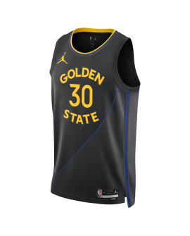 Stephen Curry #30 Maillot de déclaration noir des Golden State Warriors