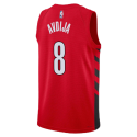 Deni Avdija #8 Maillot de déclaration rouge des Portland Trail Blazers