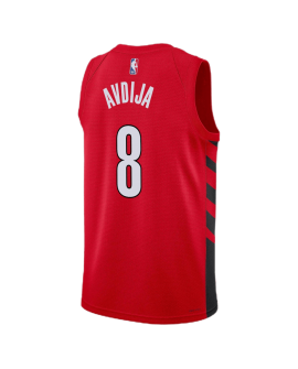 Deni Avdija #8 Maillot de déclaration rouge des Portland Trail Blazers